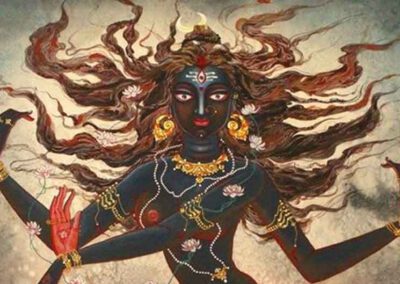 30 | KALI JAYANTI | 30.8. * There are many tales which tell of Kali’s indomitable nature. She often tries and succeeds in leading Shiva astray into further levels of crazed madness.