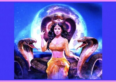 NAAGA PANCHAMI | 02.08. * Shravan is the Month that is sacred to the eternal Yogins Shakti and Shiva.  Together they be the Yogic mistress and master of the Naaga energy.