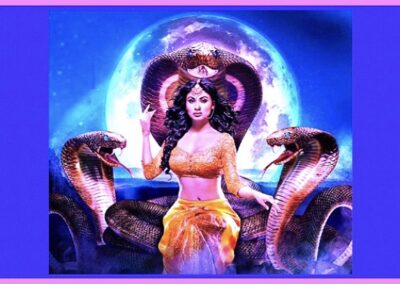 NAAGA PANCHAMI | 02.08. * Shravan is the Month that is sacred to the eternal Yogins Shakti and Shiva. Together they be the Yogic mistress and master of the Naaga energy.