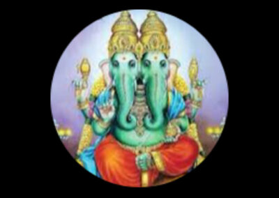 DWIMUKHA GANAPATI PUJA – 10.03*. Tantric ritual of Dwimukha Ganapati… the double headed form of Ganesh.